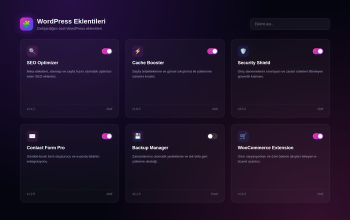 WordPress Eklentileri